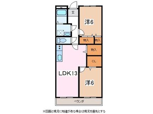 平田駅 徒歩41分 3階の物件間取画像